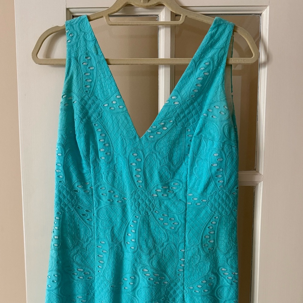 Lilly Pulitzer Turquoise Lace Dress
